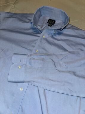 Jos. A. Bank Traveler Collection Blue Dress Shirt Men’s 15.5 34 Dress Shirt